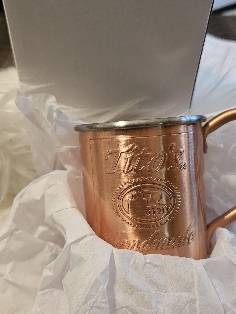 Set Of 2 12 Oz Titos Copper Moscow Mule Mug New In Box